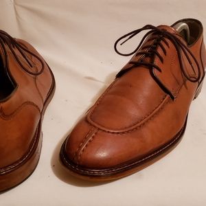 joseph abboud tan plain toe oxfords